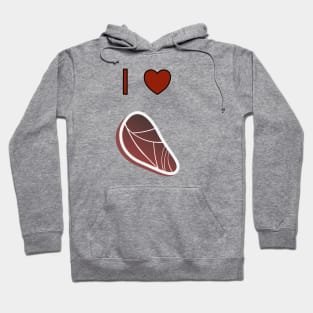 I Love Steak Hoodie